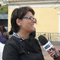 Lina intervistata durante la trasmissione di Rai 3 “Buongiorno Regione” (Nov. 2010)