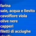 La ricetta dell'impanata di pane con cavolfiore viola dell'Etna (presentata dai 4Archi alla trasmissione GeoeGeo del 24/01/ 2012) 