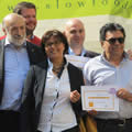 Il presidente di Slow Food con Lina e Saro Grasso