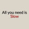 All you need is Slow